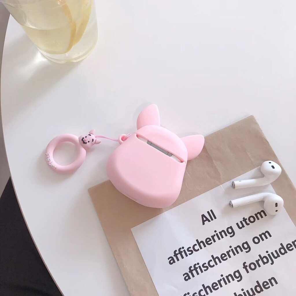Pink Pig Airpods Case-06