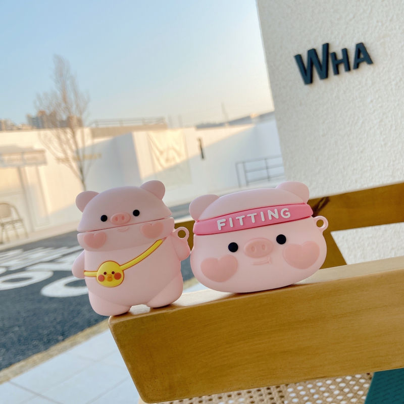 Pink Pig 2 Airpods Case-07