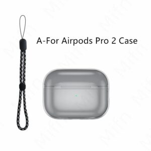 Transparent Black Airpods Case-00